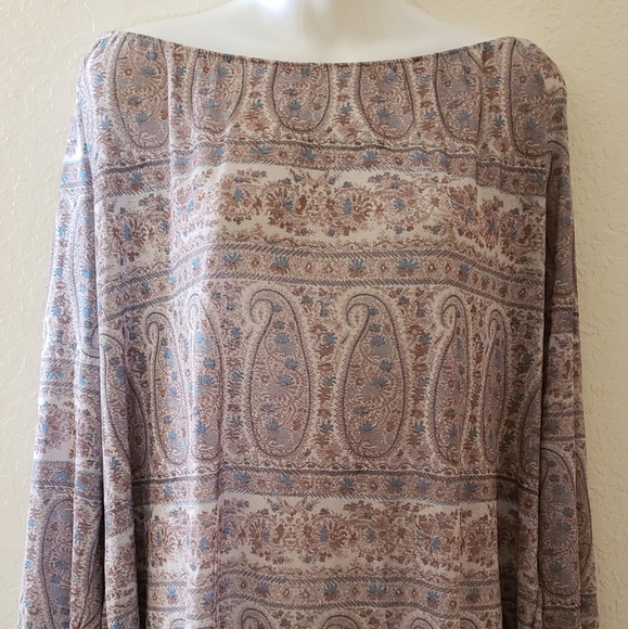 Boho style Gloria Vanderbilt stretchy blouse 2X… - Picture 4 of 4